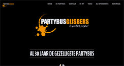 Desktop Screenshot of partybusgijsbers.nl